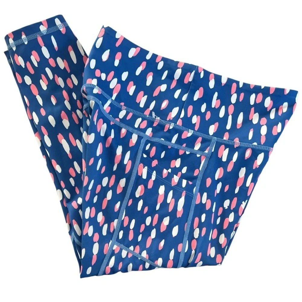 NWOT - ZYIA - BLUE & PINK Track Pants